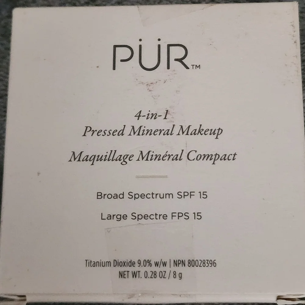 PUR 4-in-1 Pressed Mineral Makeup Broad Spectrum SPF 15- LIGHT/CLAIR LN6